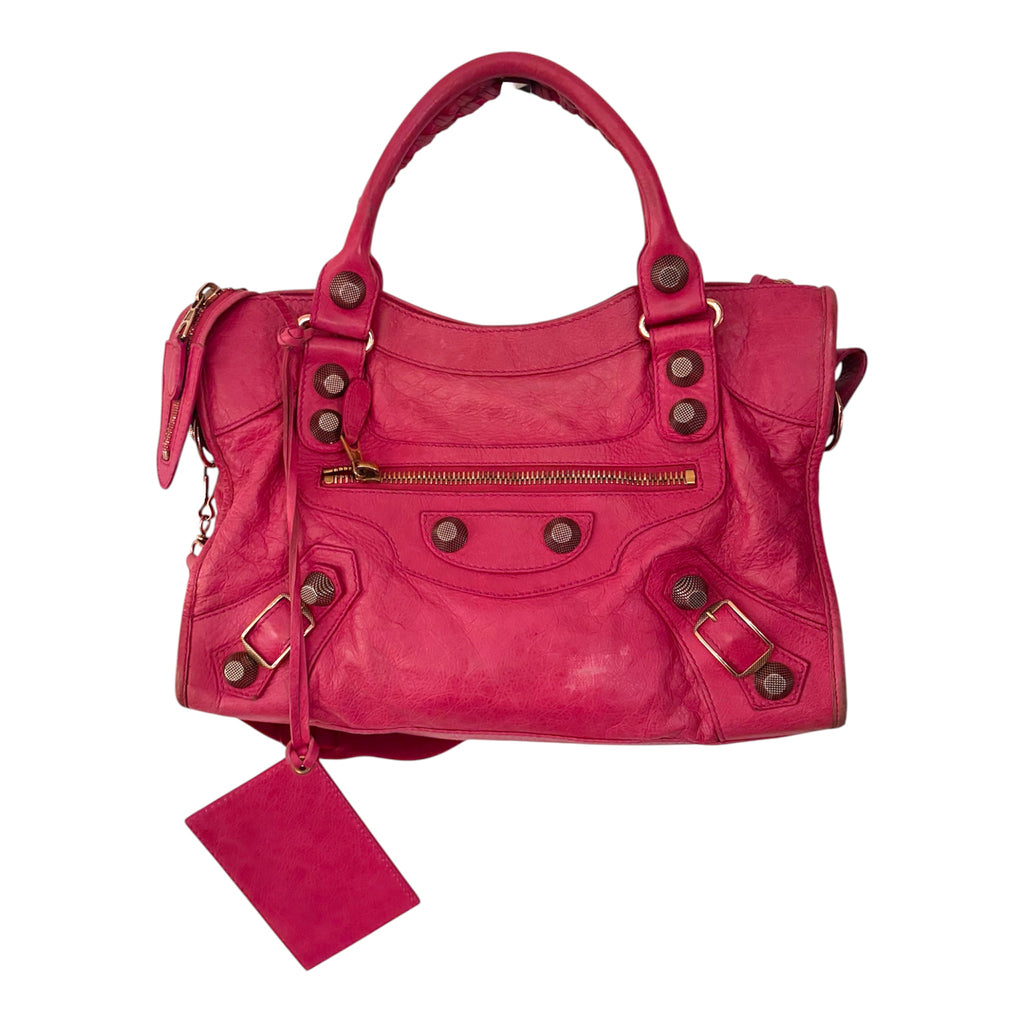 Balenciaga City Bag size medium in pink
