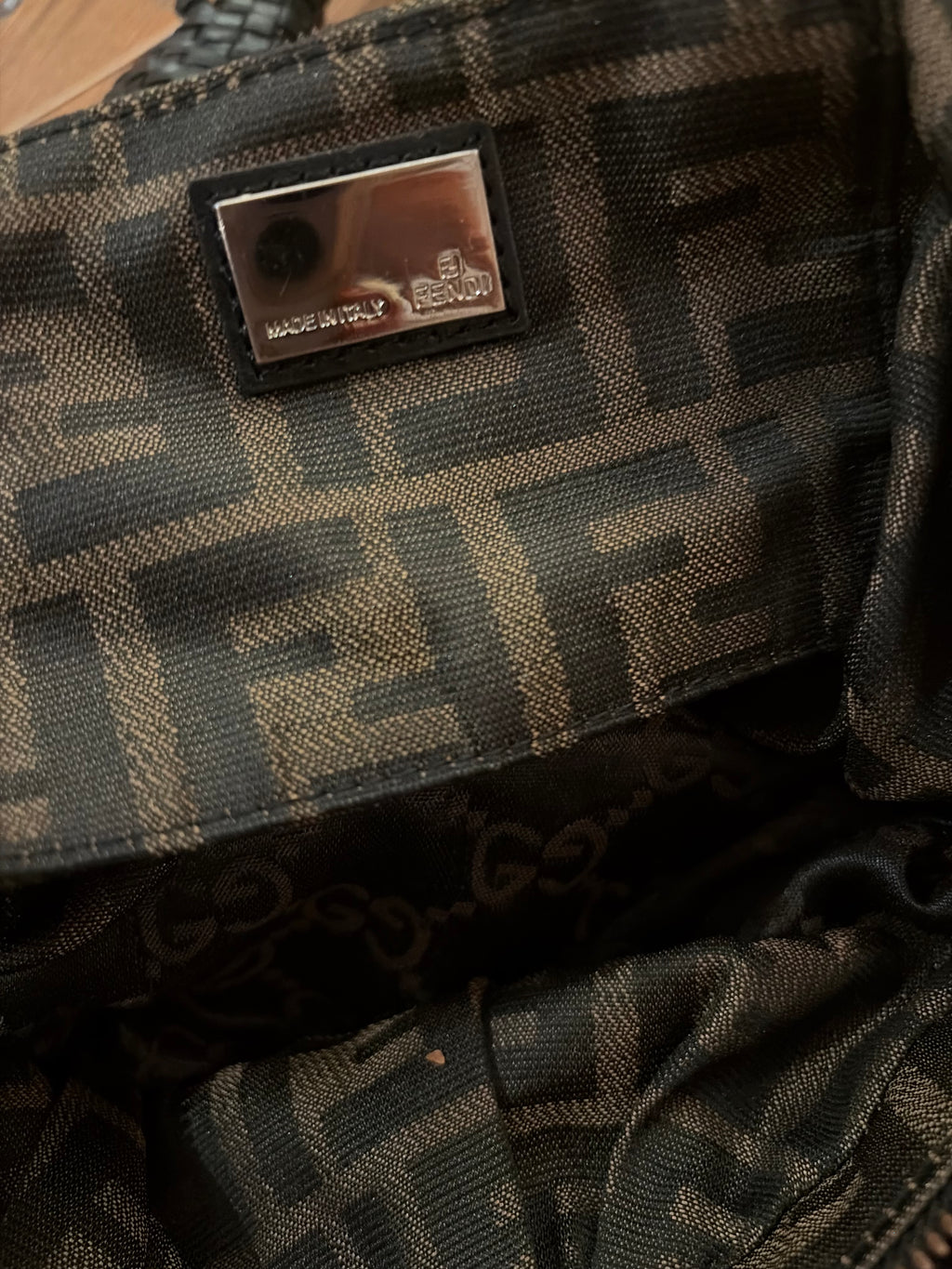 Fendi Mini Spy Bag Leather Black