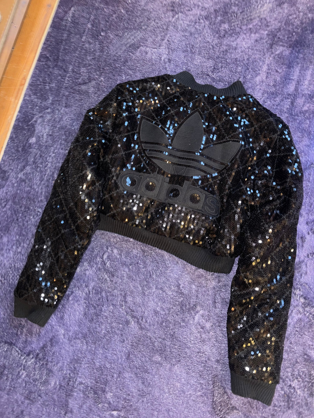 Jeremy Scott x Adidas Sequin Bomber Jacket