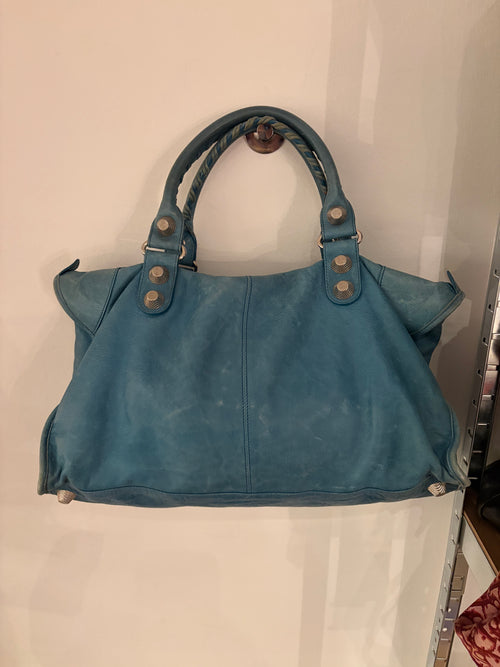 Balenciaga Blue Giant 21 Work City Bag