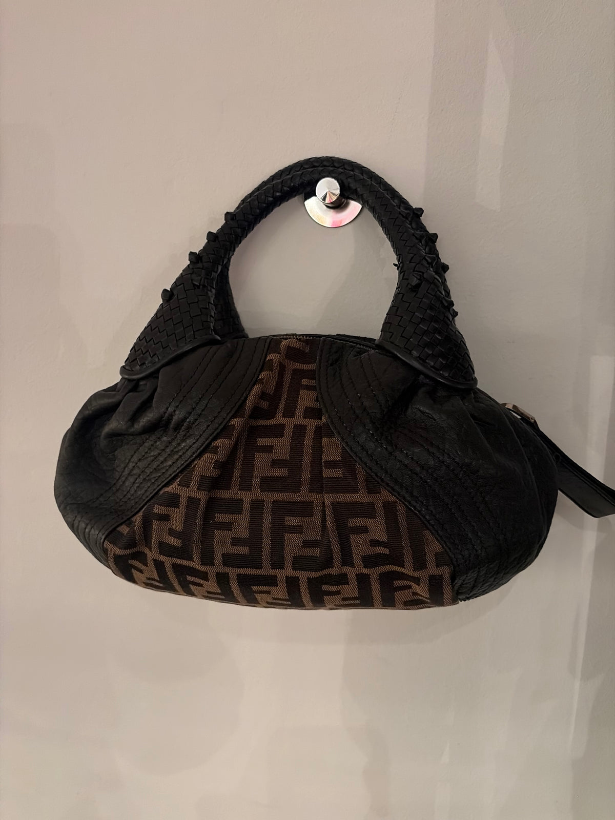 Fendi Mini Spy Bag Leather Black