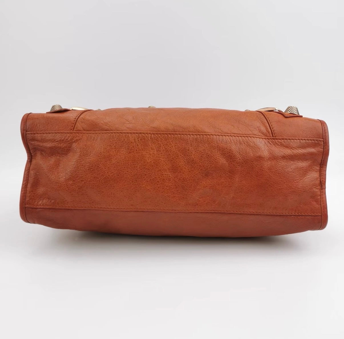 Balenciaga Brown Leather City Bag