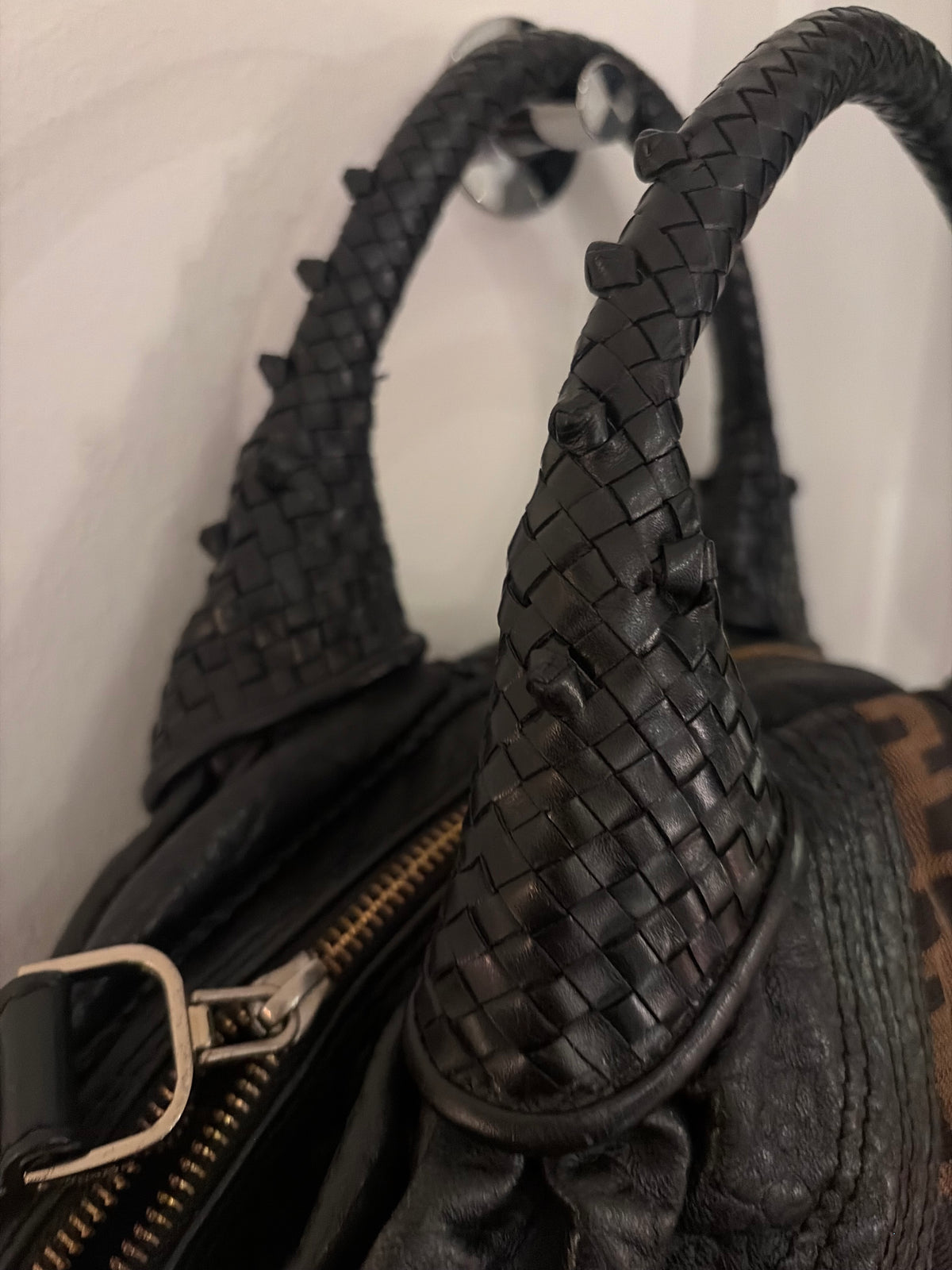 Fendi Mini Spy Bag Leather Black
