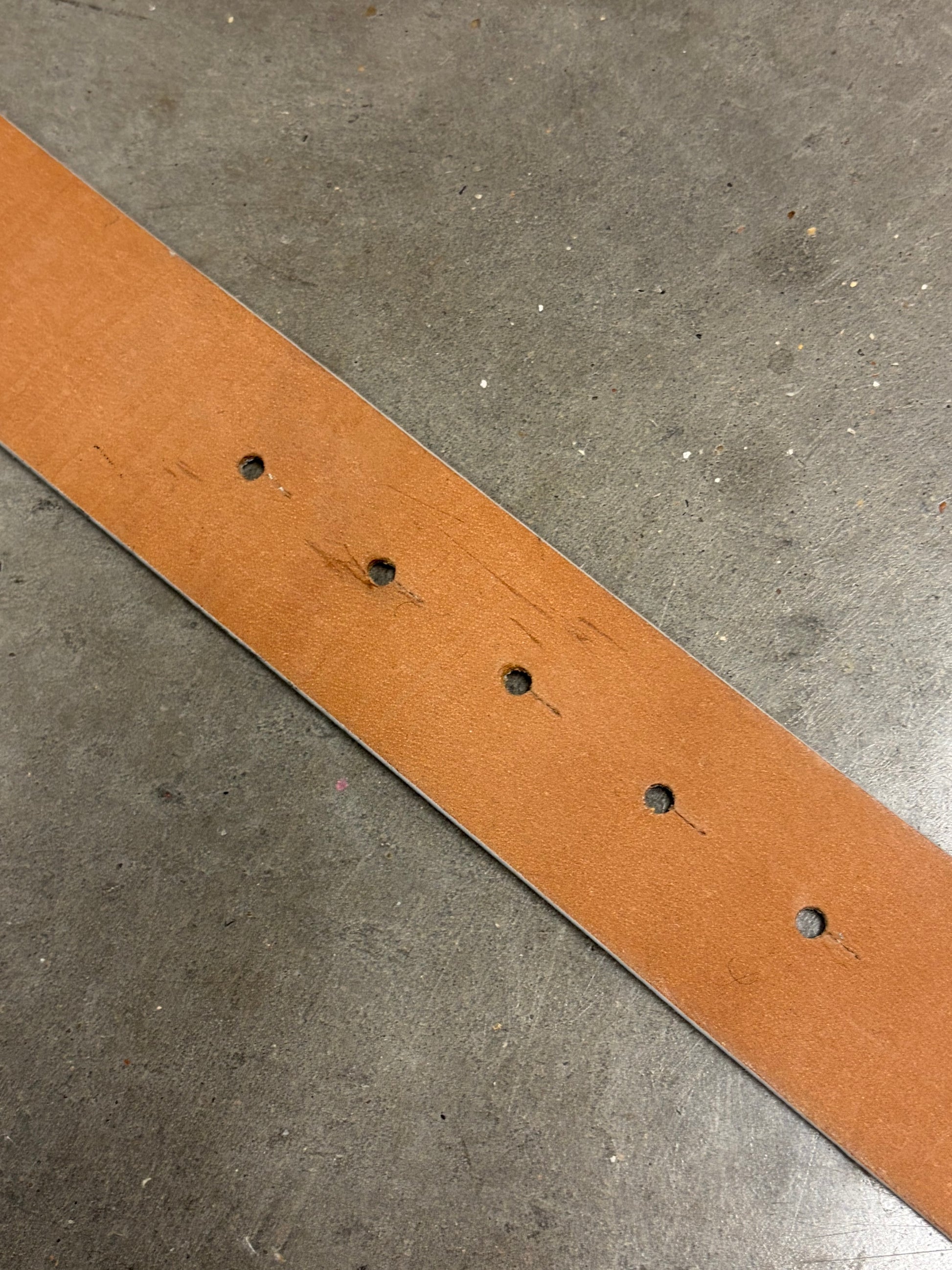 John Galliano Newspaper Leather Belt
