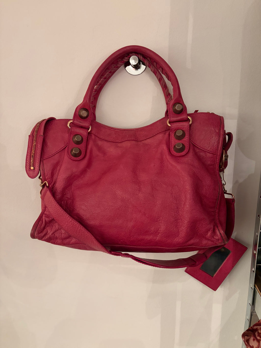 Balenciaga City Bag size medium in pink