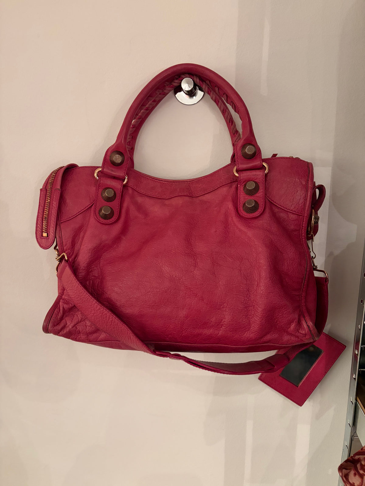 Balenciaga City Bag size medium in pink