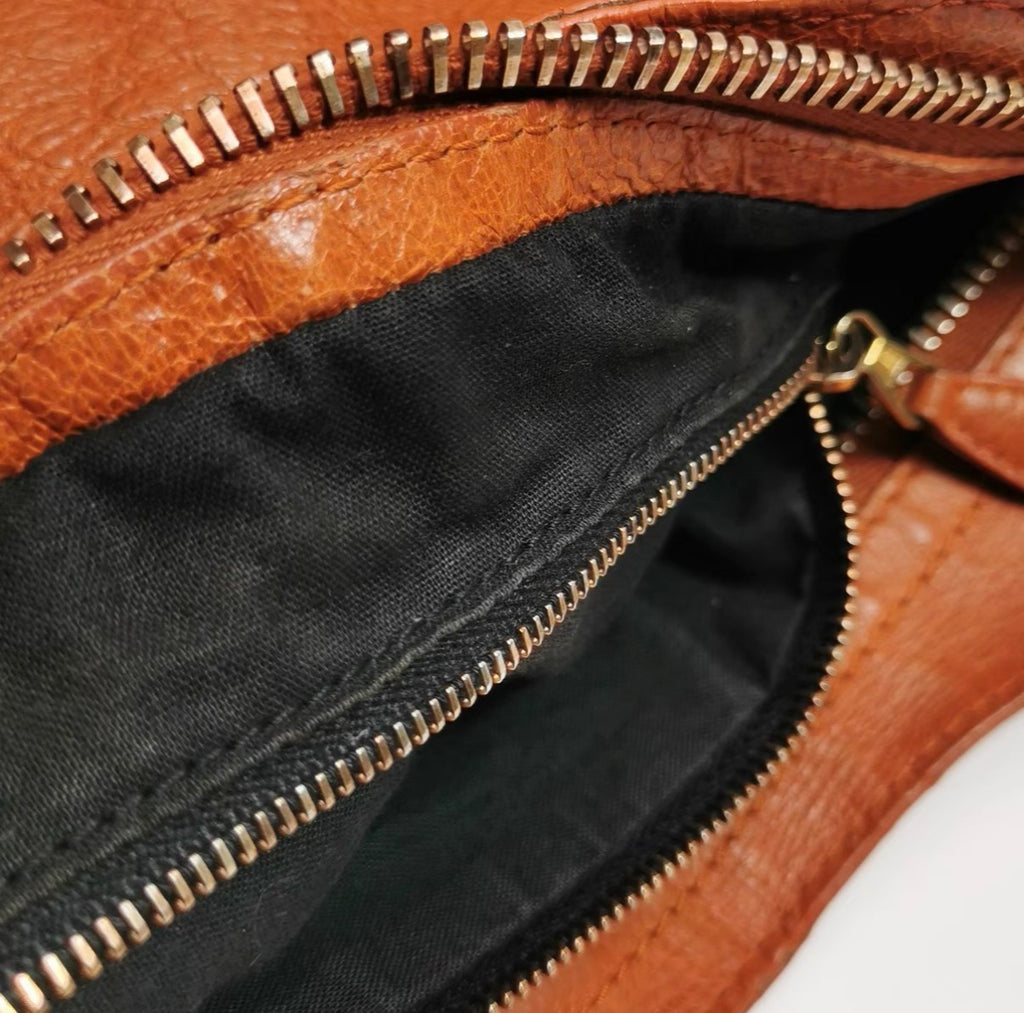 Balenciaga Brown Leather City Bag