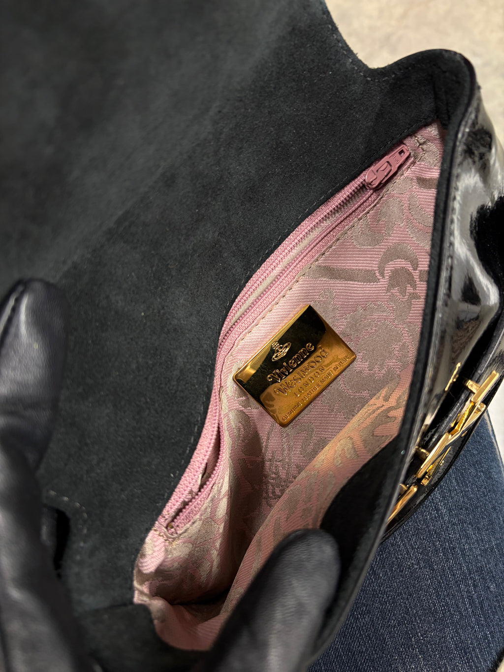 Vivienne Westwood 2016 “SEX” Patent Leather Clutch
