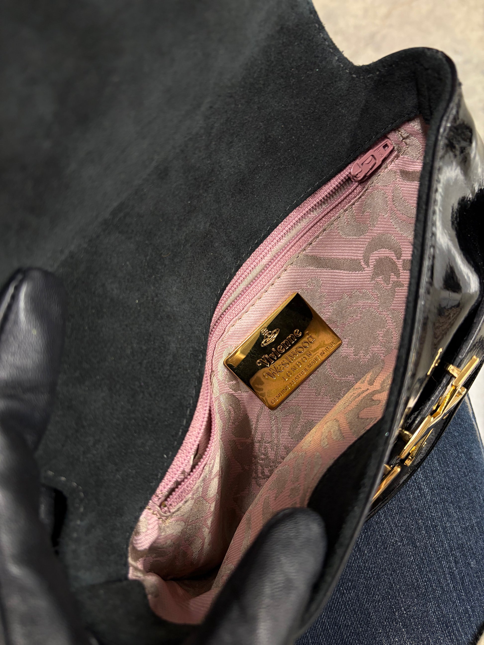 Vivienne Westwood 2016 “SEX” Patent Leather Clutch