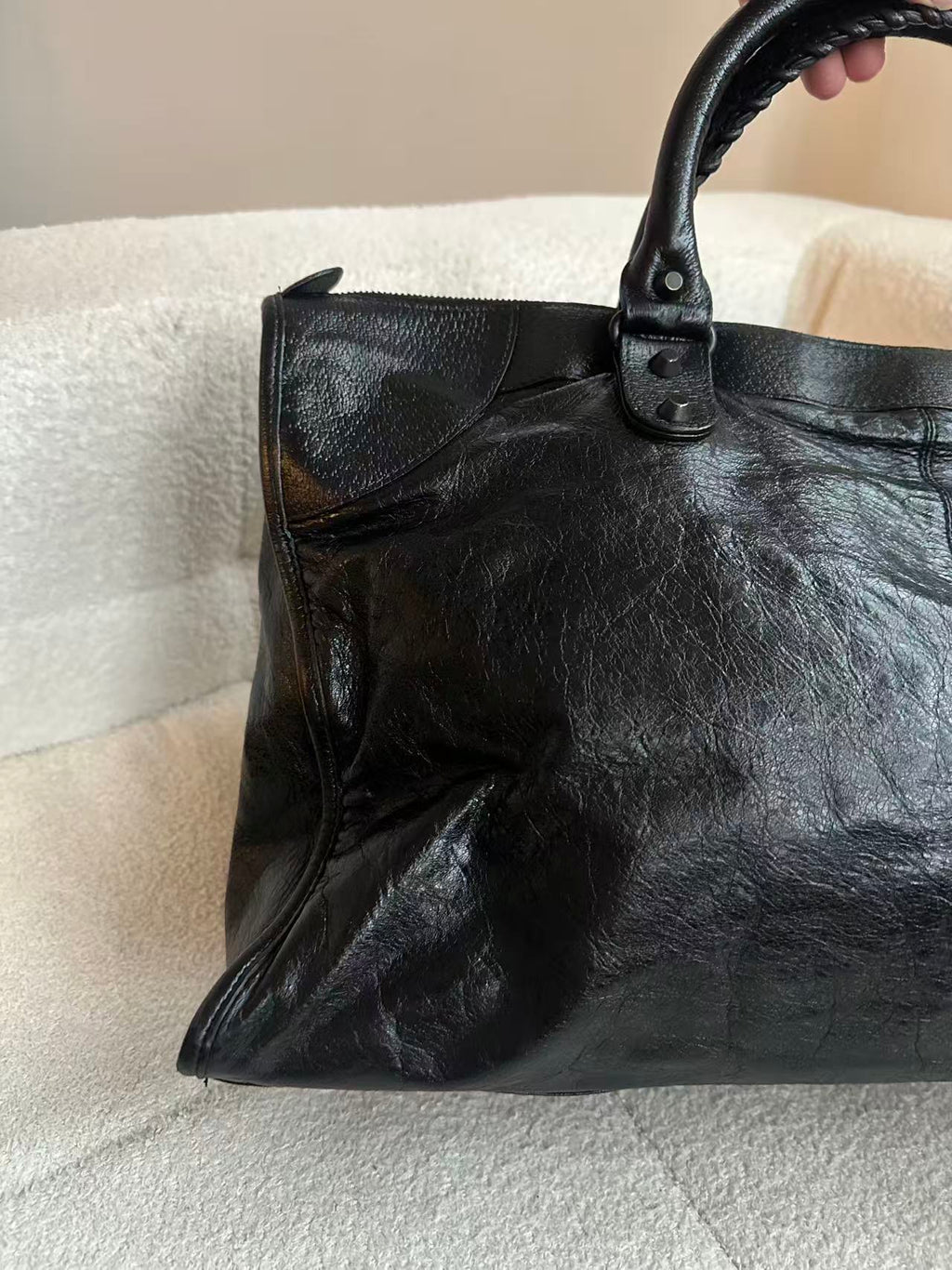 Balenciaga Weekender bag in black