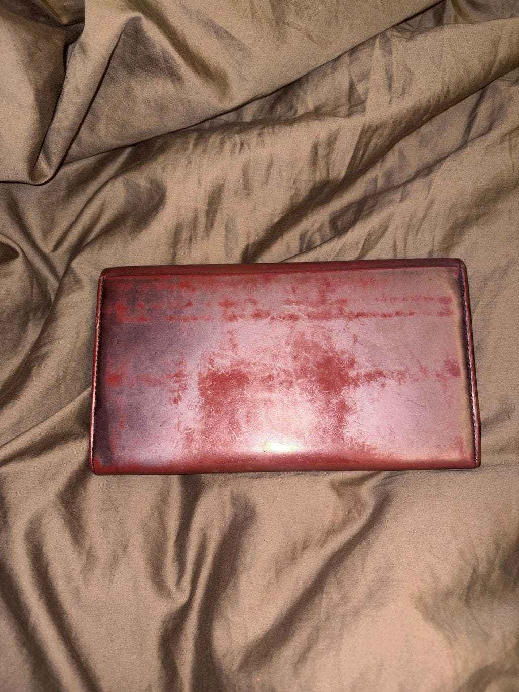 Jean Paul Gaultier Embossed Rose Long Wallet
