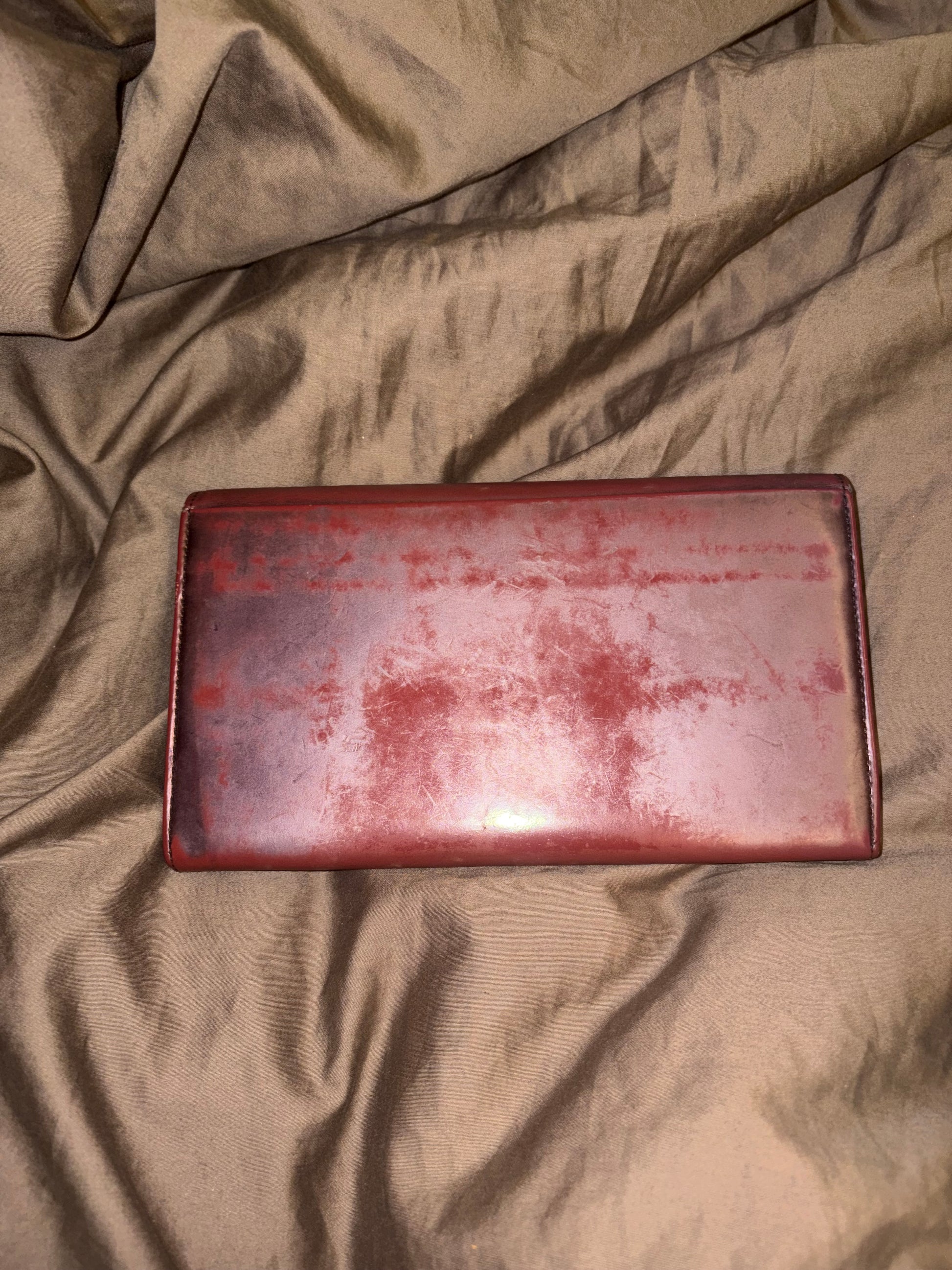 Jean Paul Gaultier Embossed Rose Long Wallet