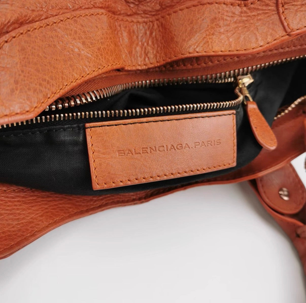 Balenciaga Brown Leather City Bag