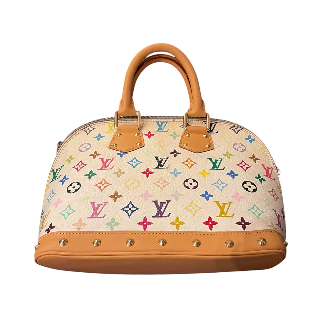Louis Vuitton Takashi Murakami White Monogram Multicolor Handbag