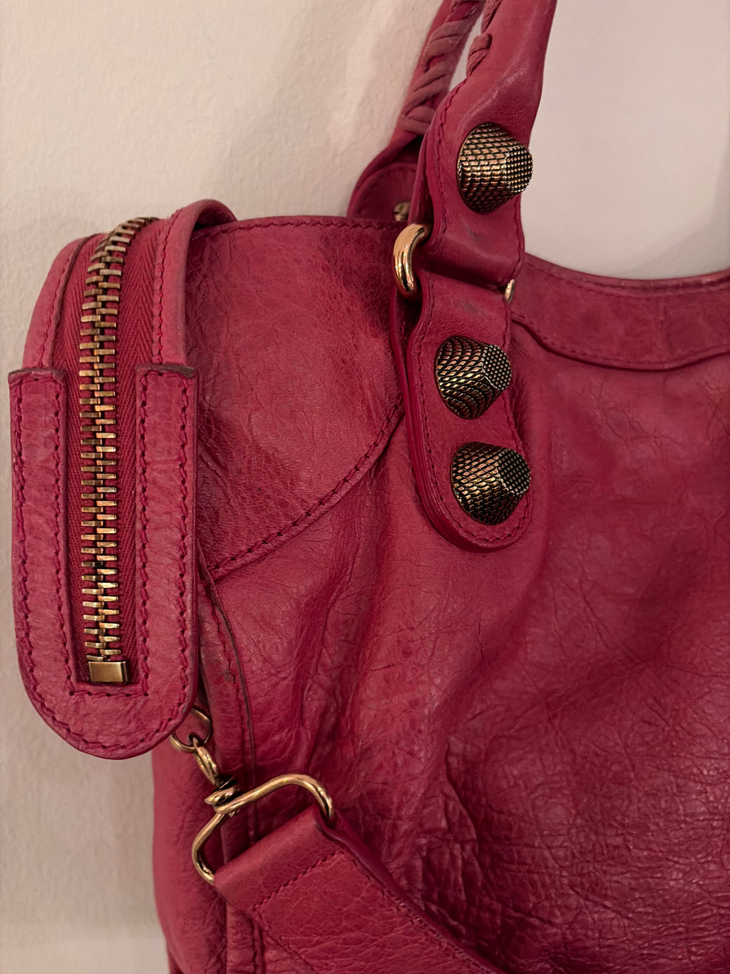 Balenciaga City Bag size medium in pink