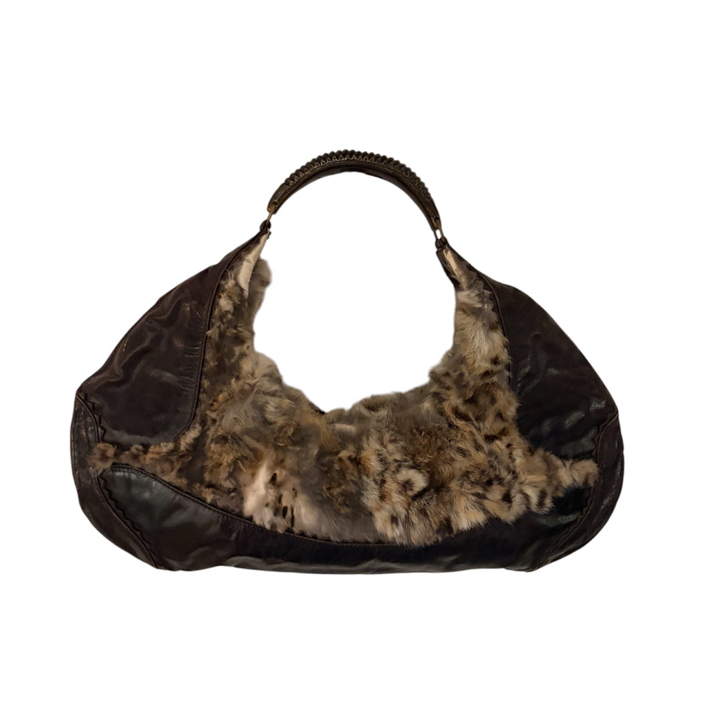 Francesco biasia fur bag
