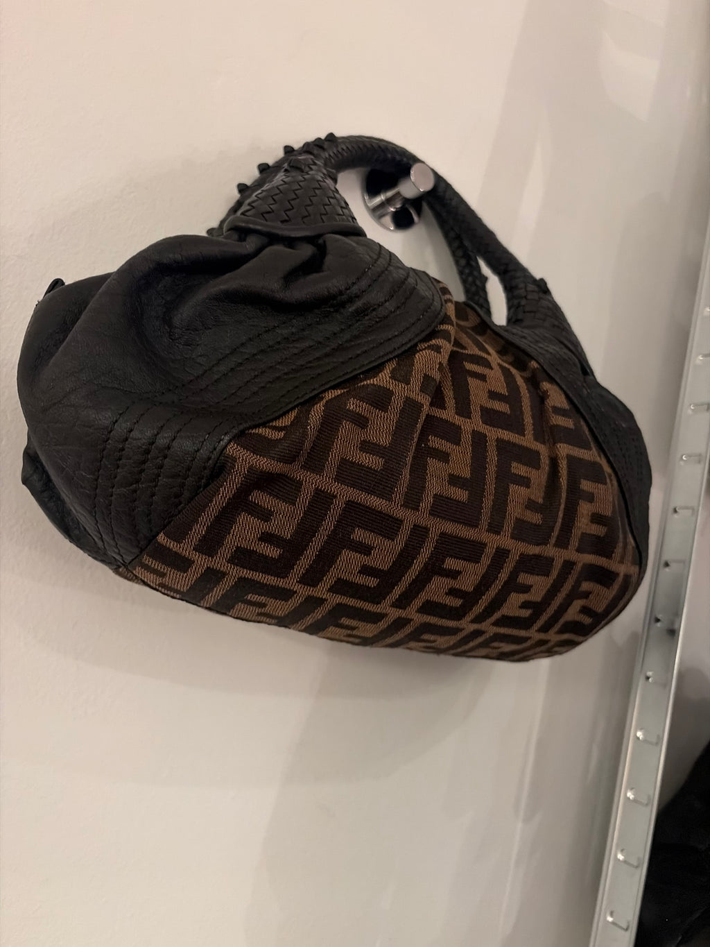 Fendi Mini Spy Bag Leather Black