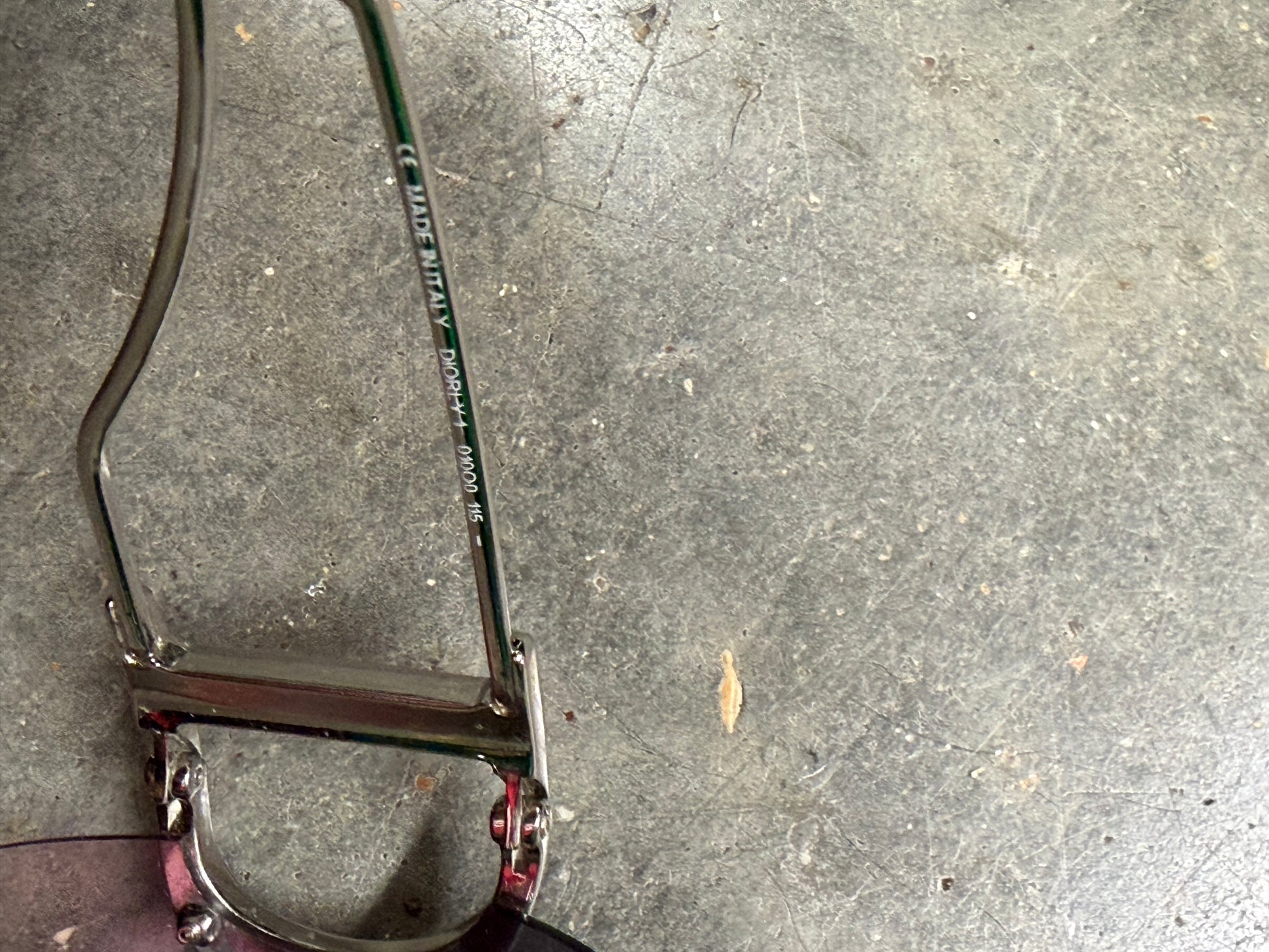 Christian Dior “D” crystal-set  Sunglasses