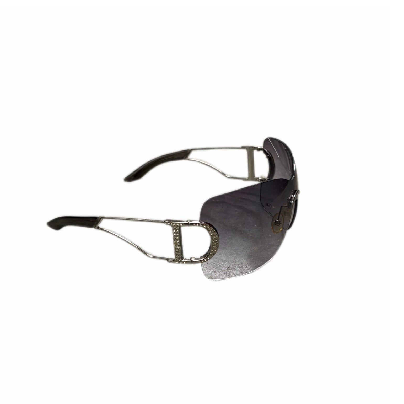 Christian Dior “D” crystal-set  Sunglasses
