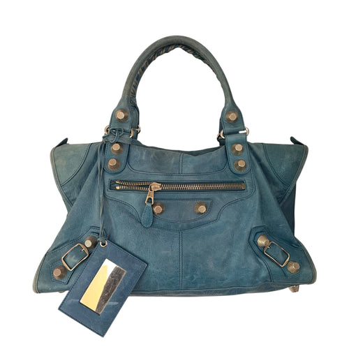 Balenciaga Blue Giant 21 Work City Bag