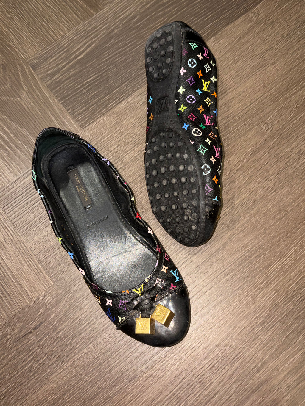 Louis Vuittons Monogram Ballet Flats
