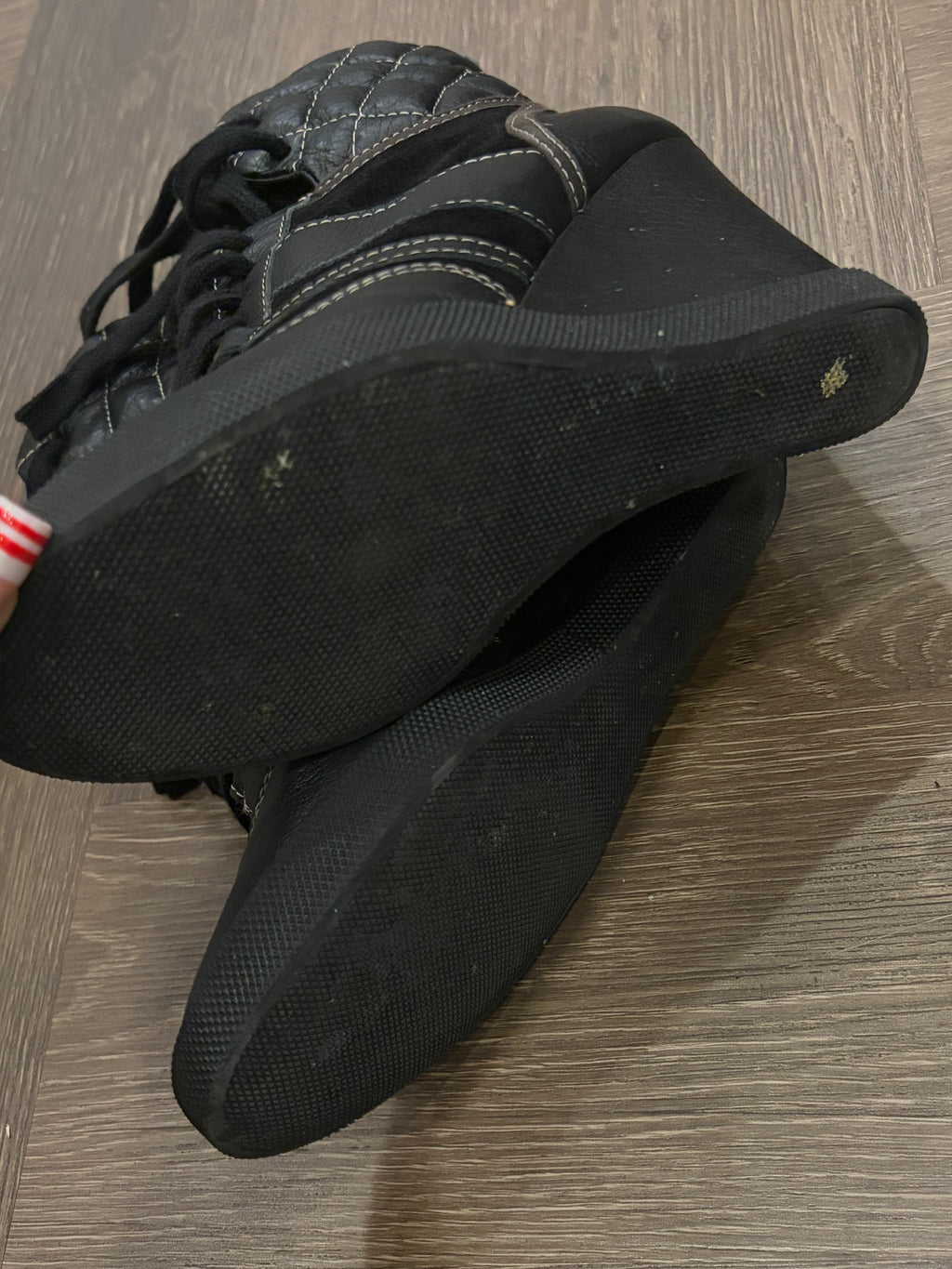 Chloé Black Leather Trainers