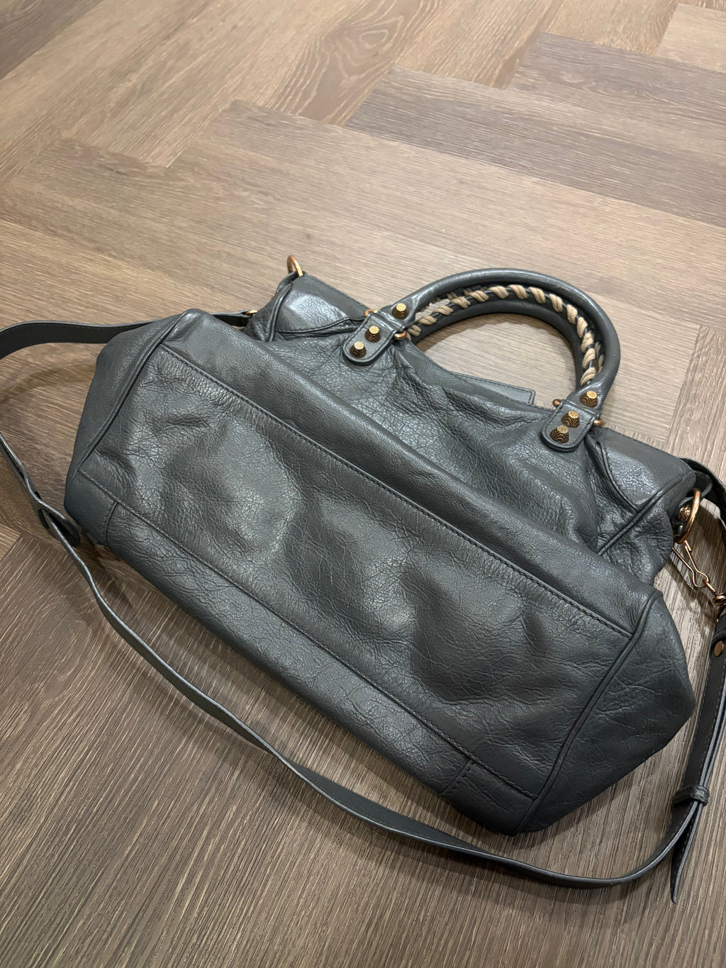 Balenciaga velo city bag in grey