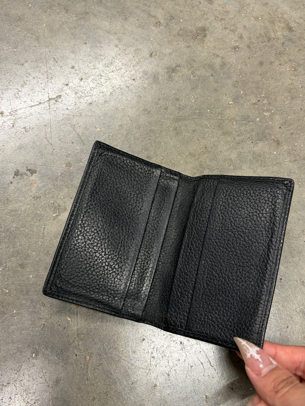 Vlieger & Vandam Leather Black Cardholder