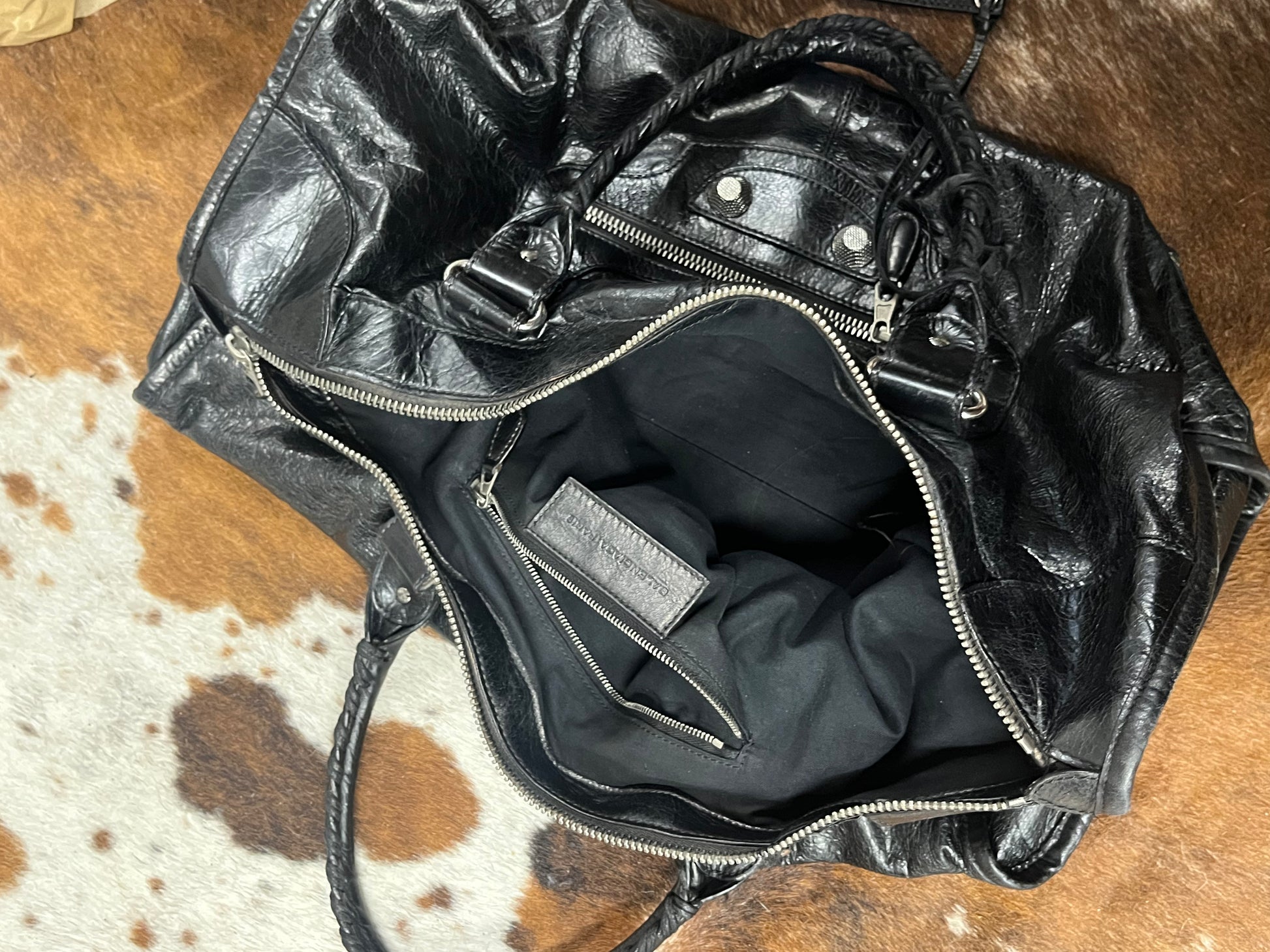 Balenciaga City Bag Extra Large Size in Black
