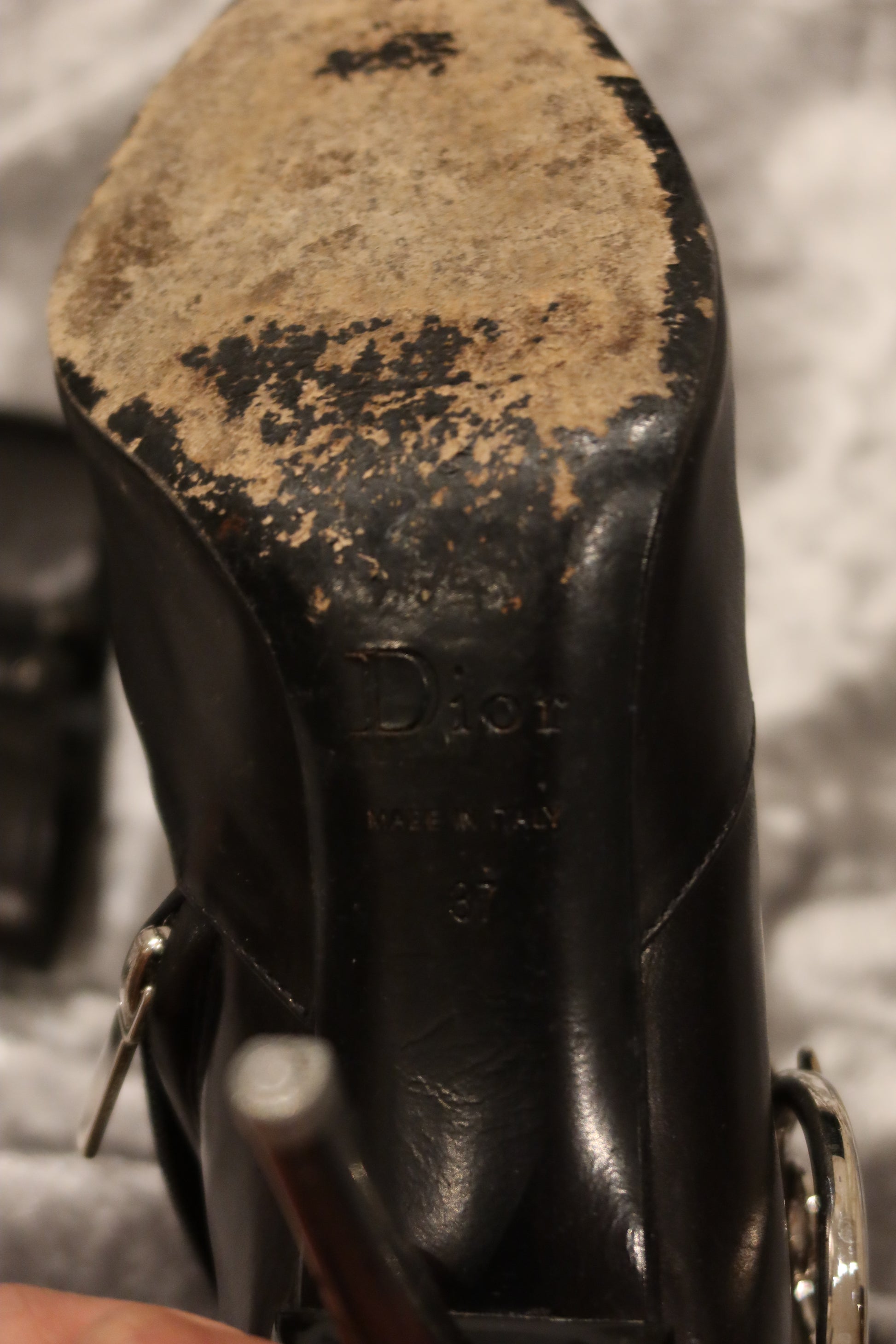 Christian Dior By John Galliano 2000s CD Logo Leather Boots