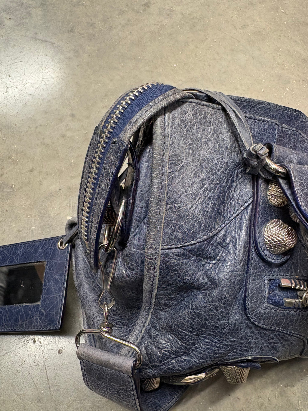 Balenciaga City Bag size Medium in Navy