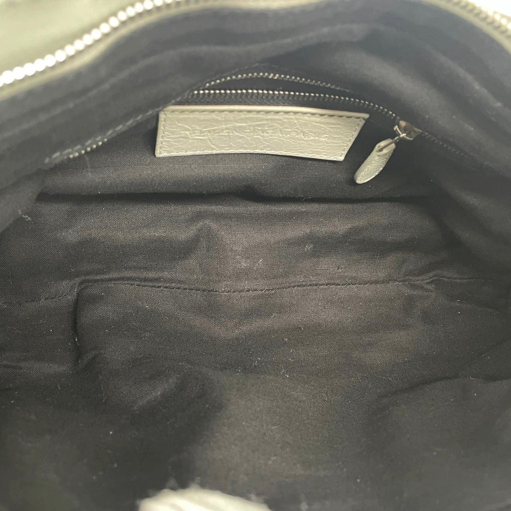 Balenciaga The First Hand Bag Leather 2way Grey