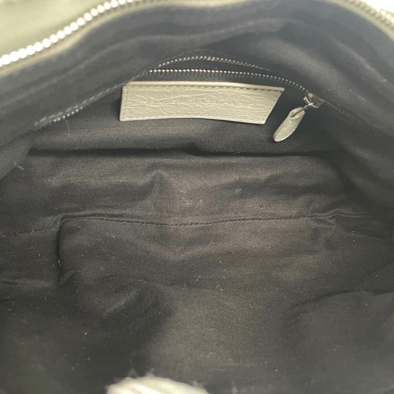 Balenciaga The First Hand Bag Leather 2way Grey