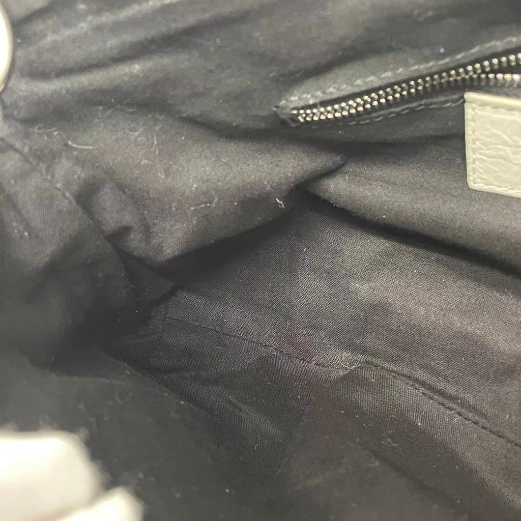 Balenciaga The First Hand Bag Leather 2way Grey