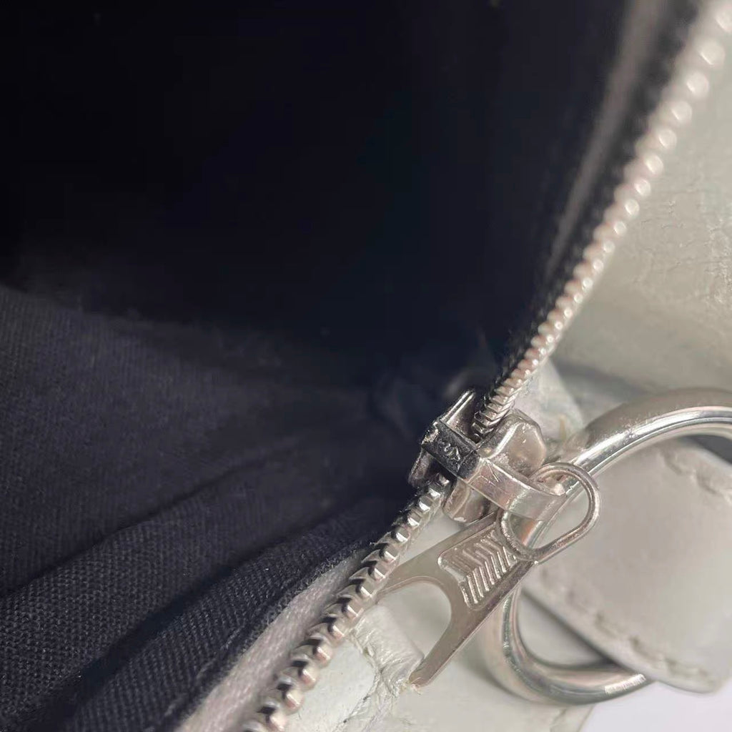 Balenciaga The First Hand Bag Leather 2way Grey