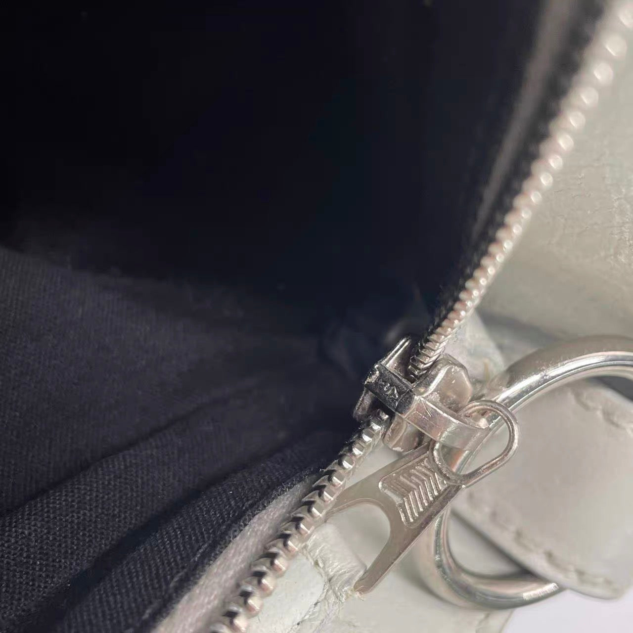 Balenciaga The First Hand Bag Leather 2way Grey