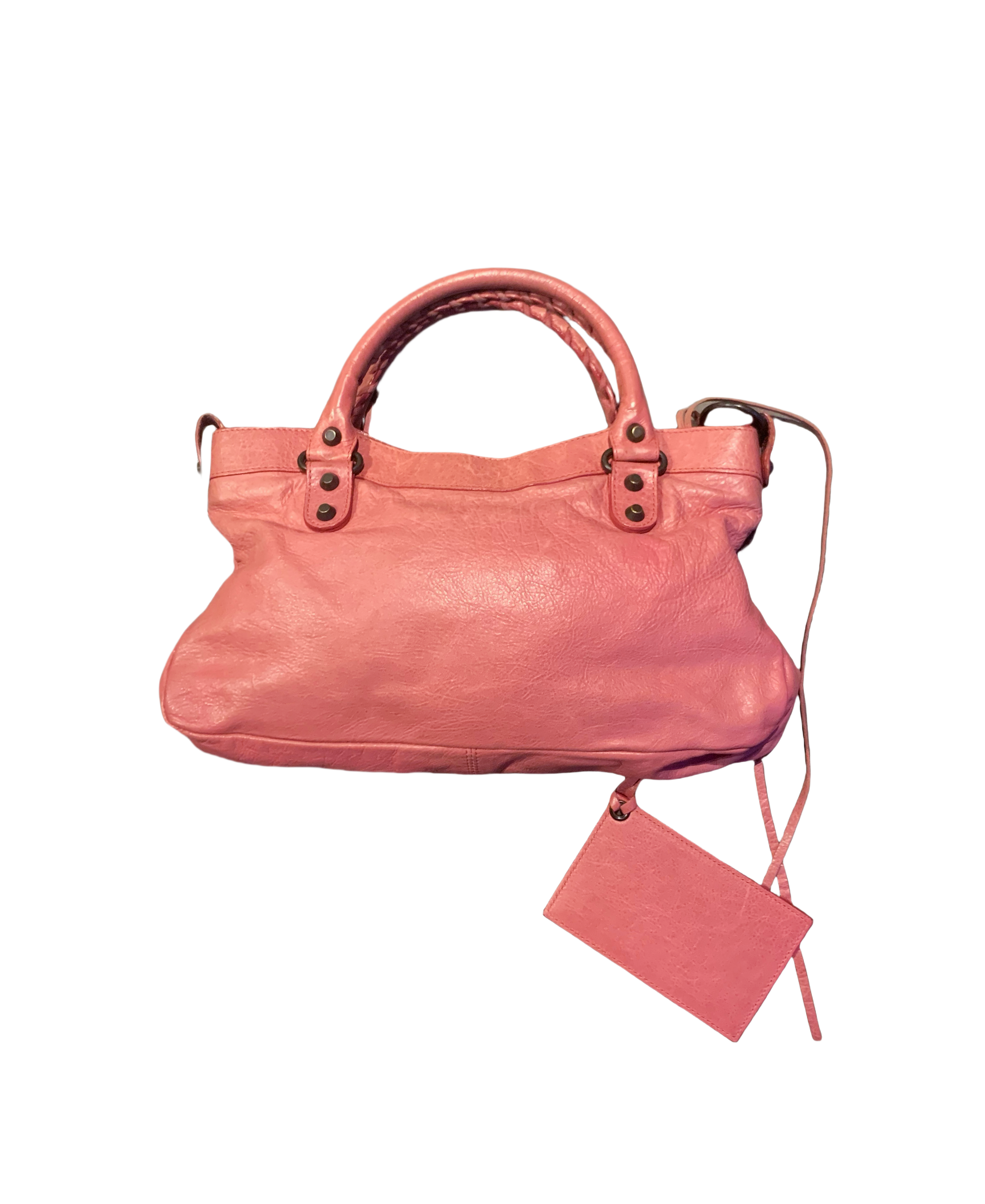 Balenciaga The First Hand Bag Leather 2way Light Pink