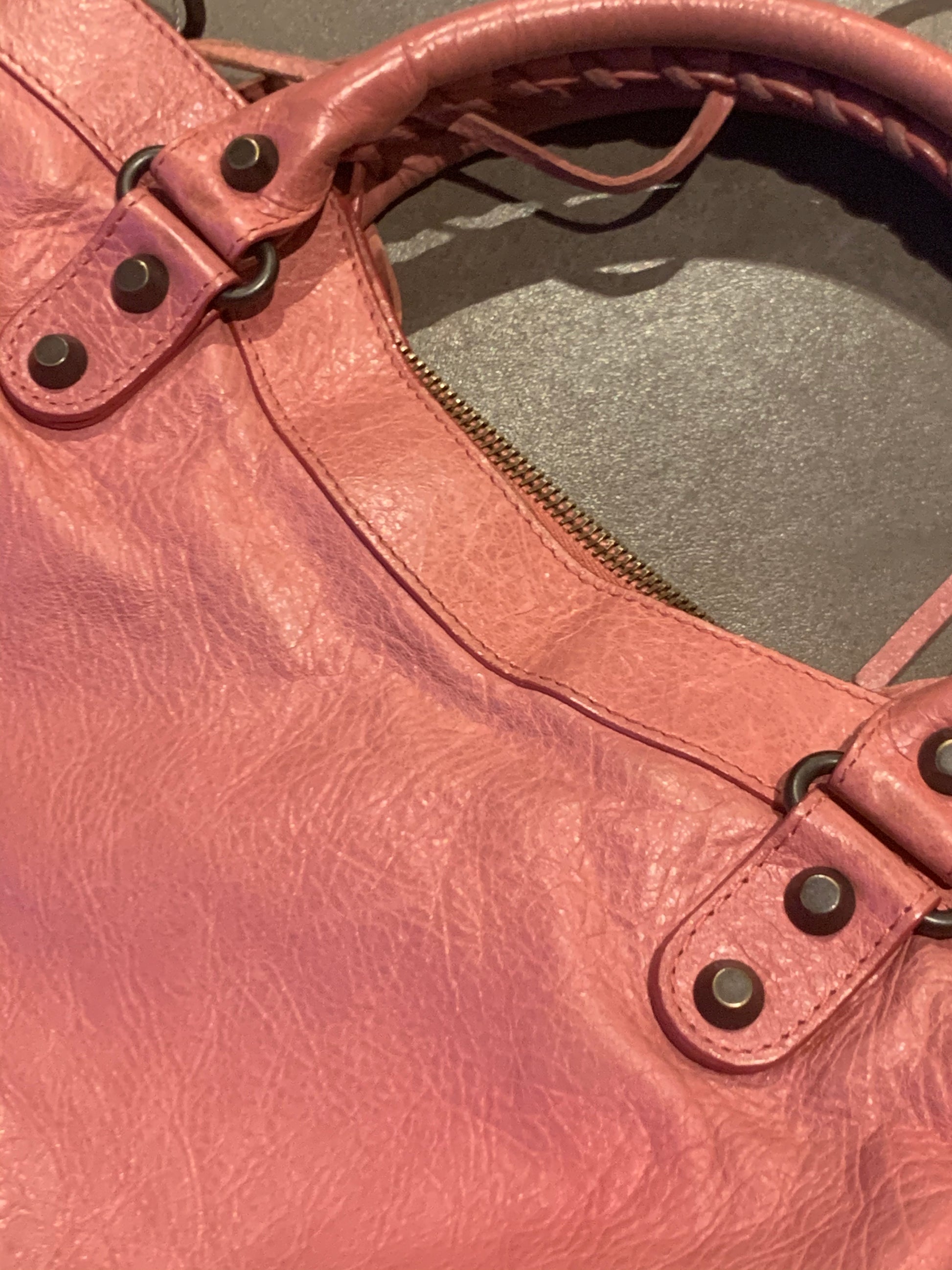 Balenciaga The First Hand Bag Leather 2way Light Pink