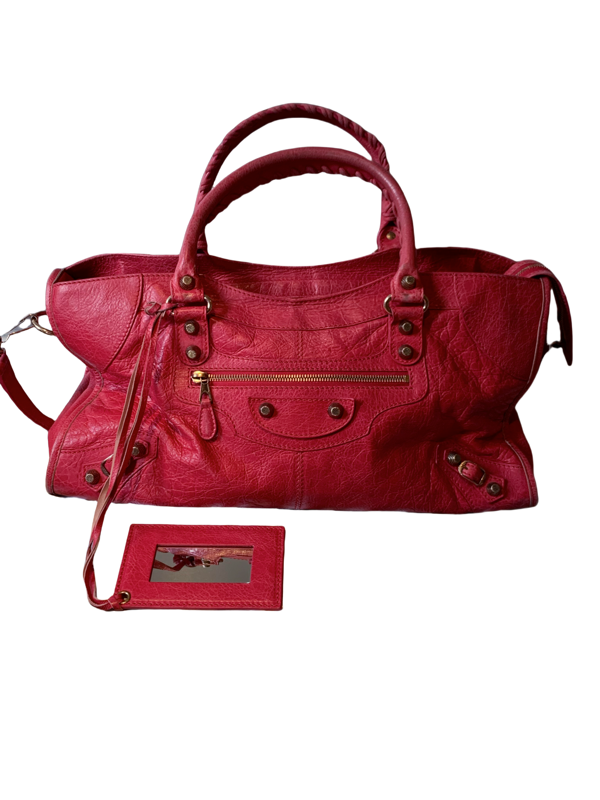 Balenciaga City Bag Size Medium in Red