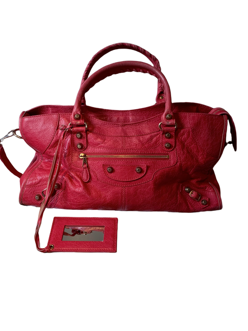 Balenciaga City Bag Size Medium in Red