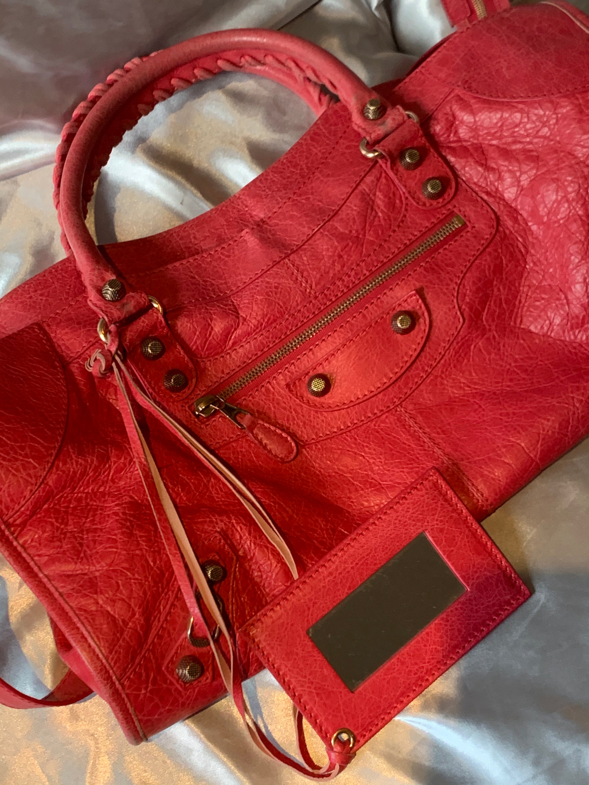 Balenciaga City Bag Size Medium in Red