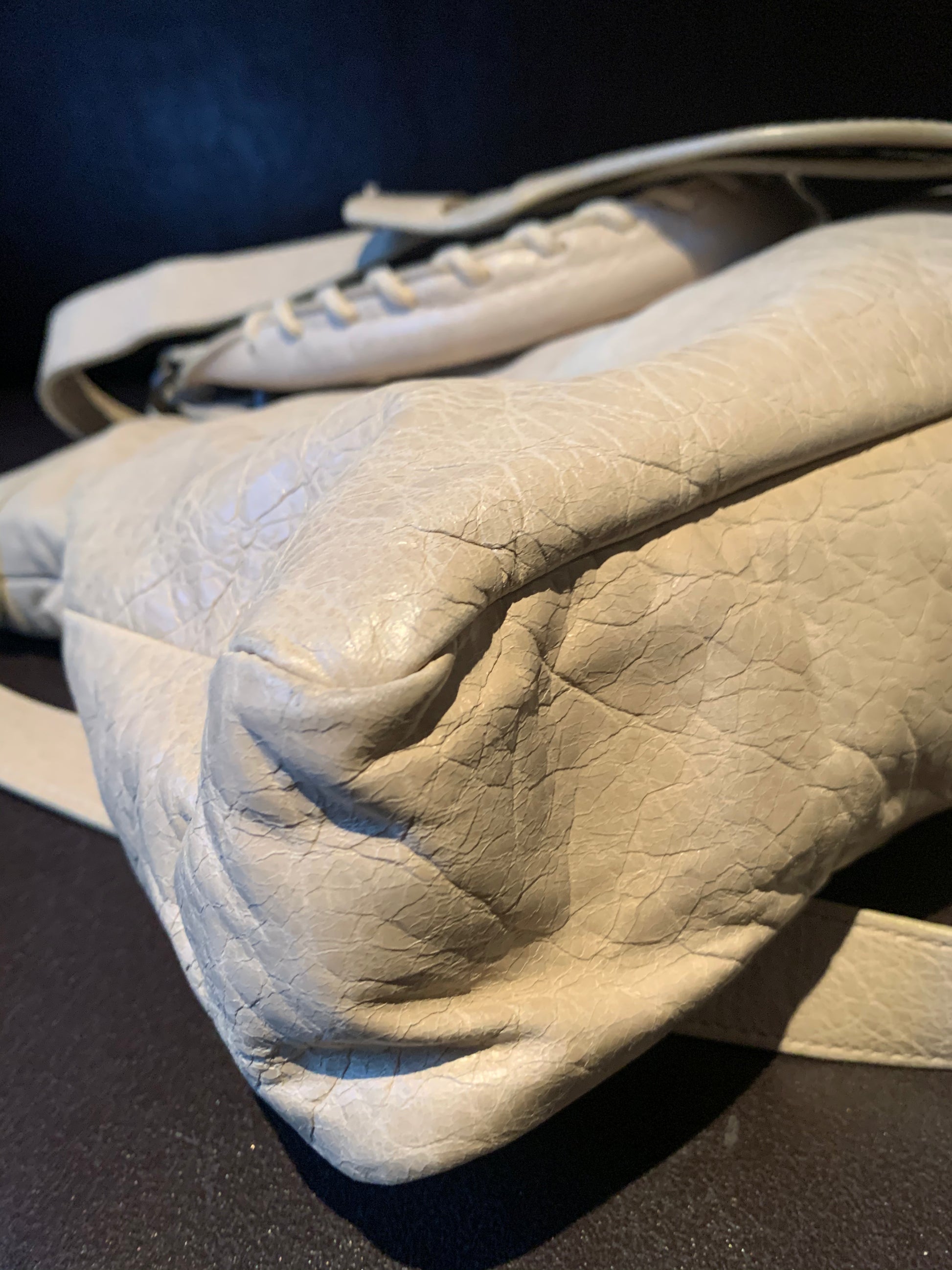 Balenciaga First Classic Town Bag in Cream White