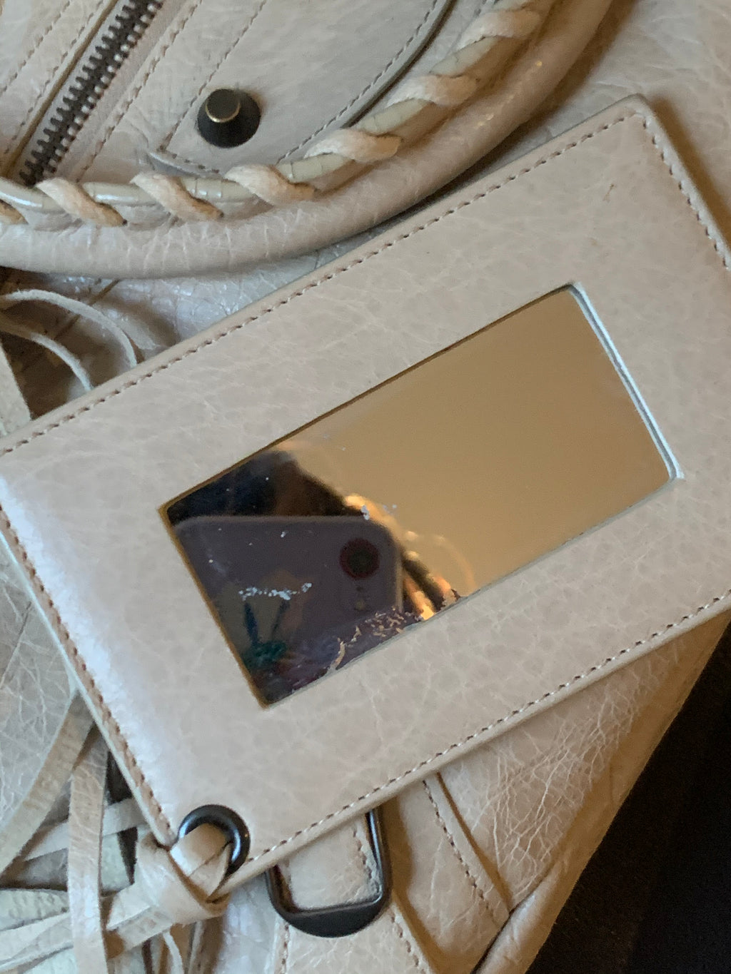 Balenciaga First Classic Town Bag in Cream White