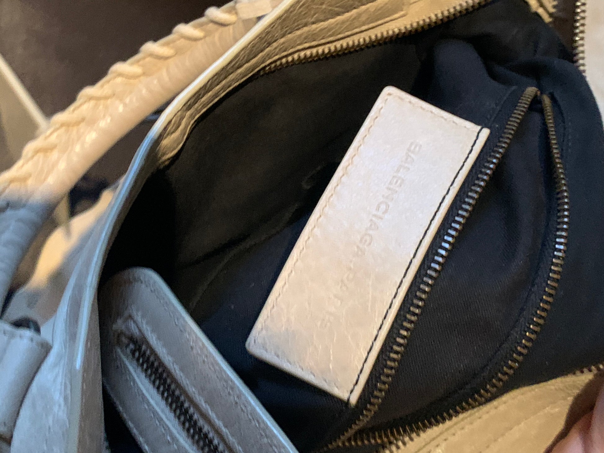 Balenciaga First Classic Town Bag in Cream White