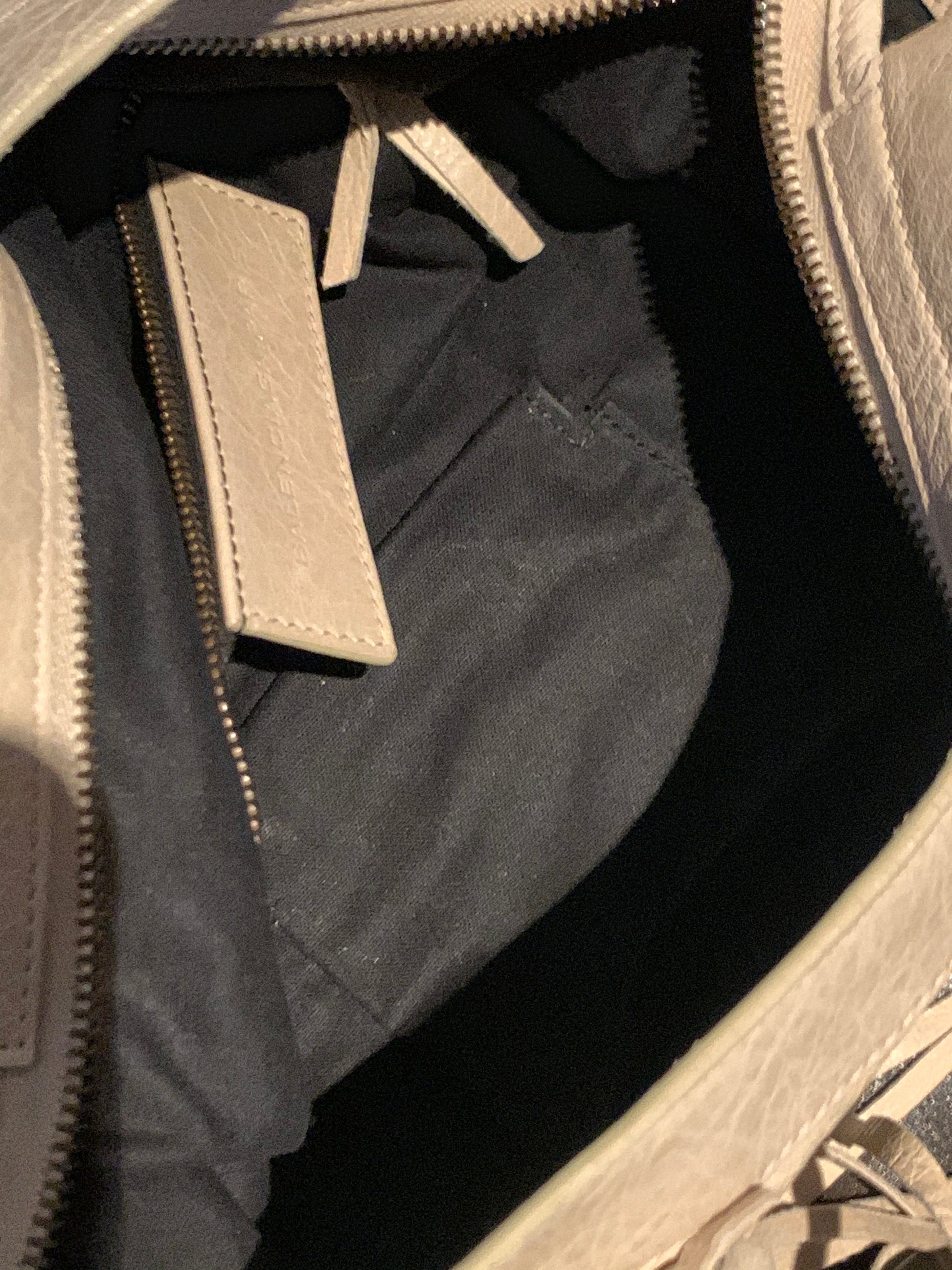 Balenciaga First Classic Town Bag in Cream White