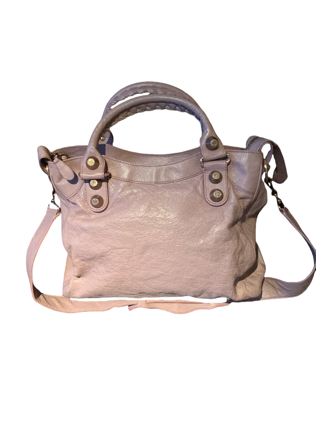 Balenciaga City Bag size Medium in Grey Purple