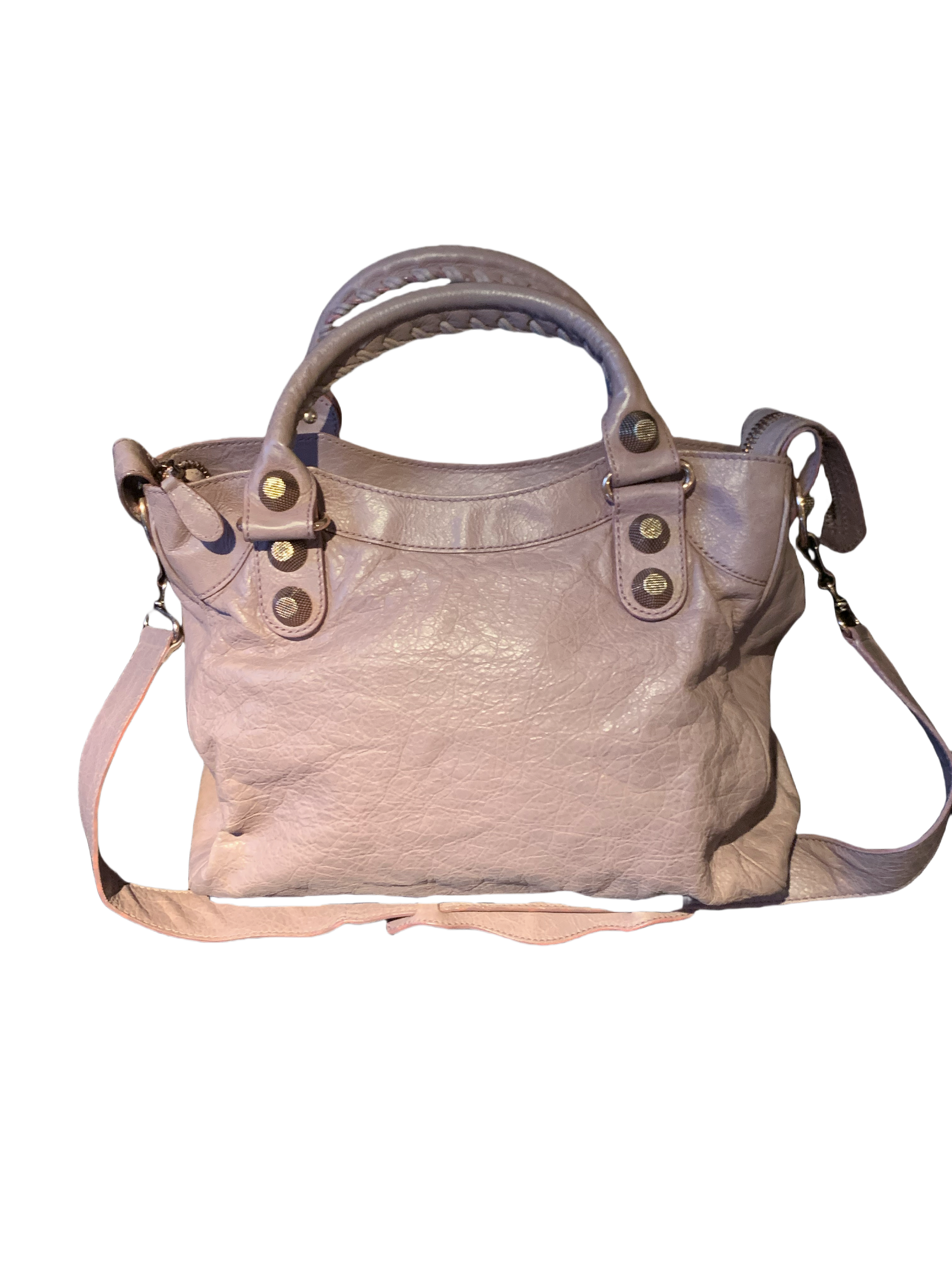 Balenciaga City Bag size Medium in Grey Purple