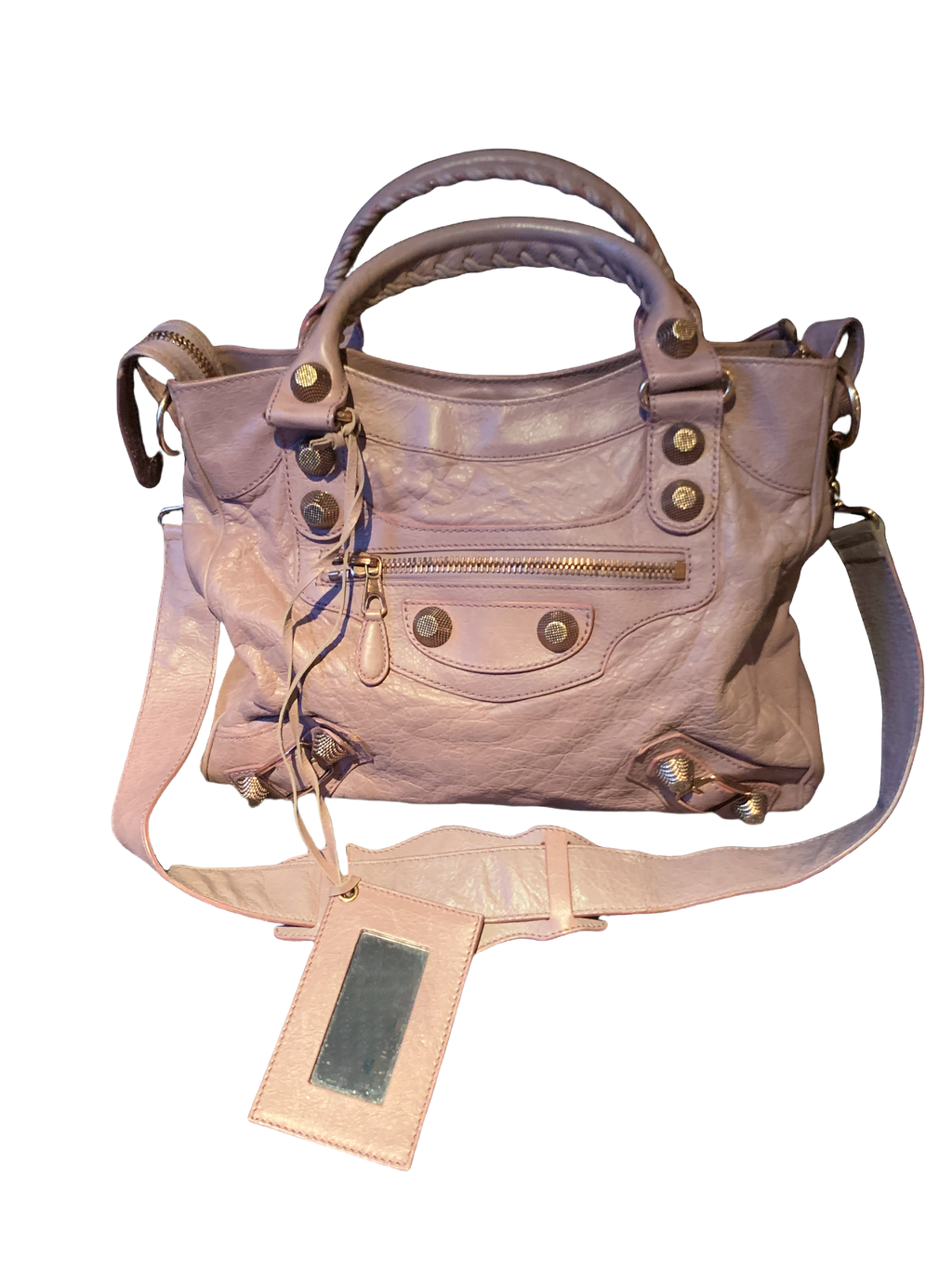 Balenciaga City Bag size Medium in Grey Purple