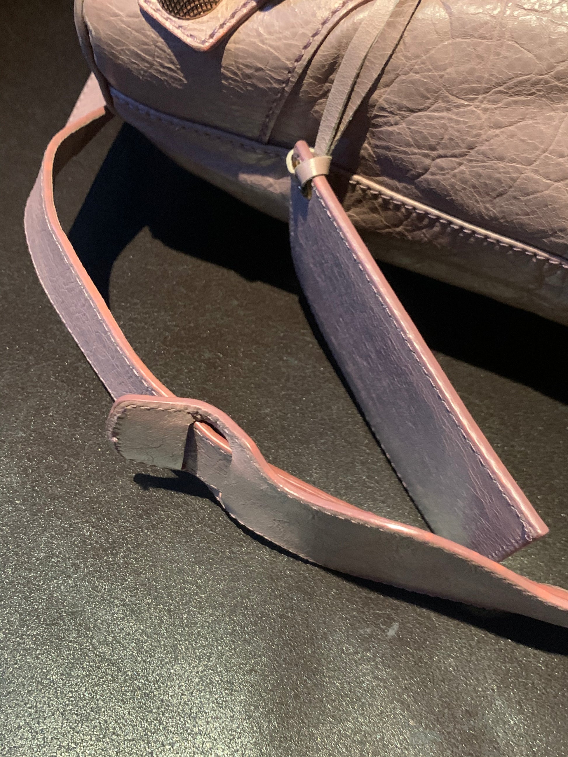 Balenciaga City Bag size Medium in Grey Purple