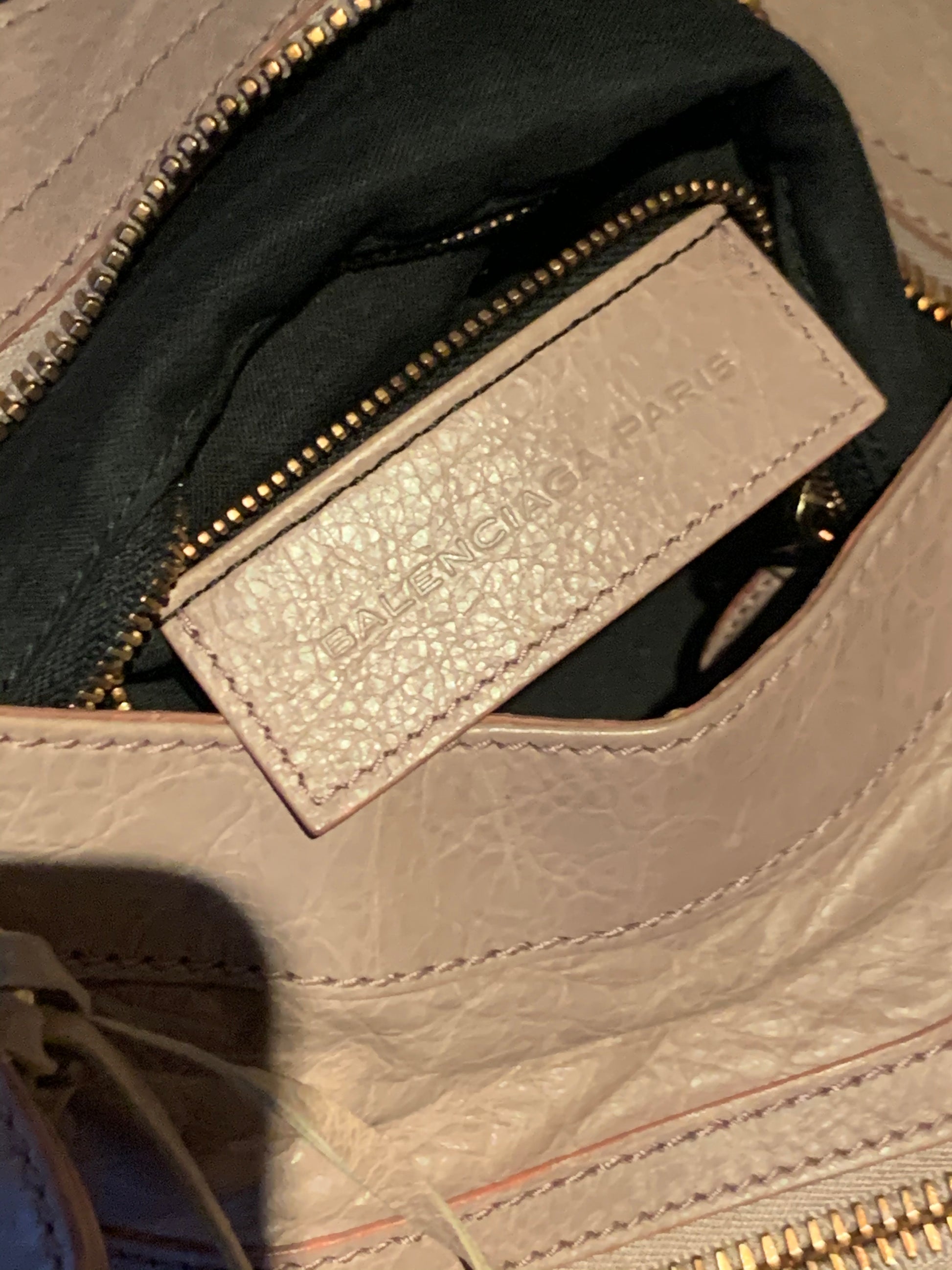 Balenciaga City Bag size Medium in Grey Purple